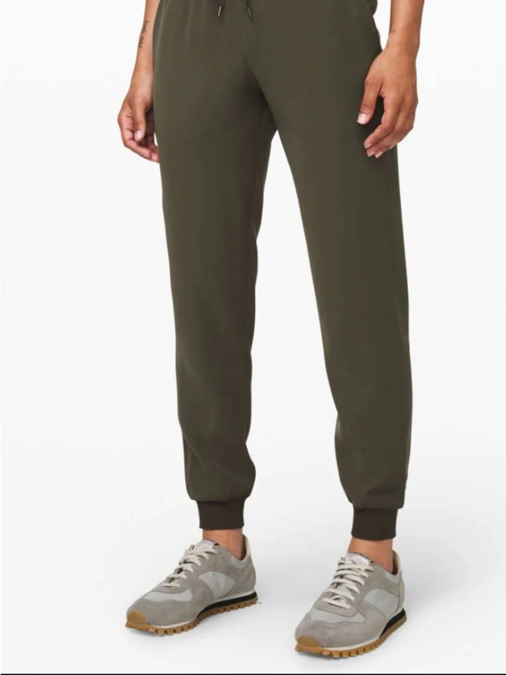lululemon athletica khaki colored Jogger / Track Pants